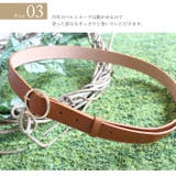 色違いで揃えたい♪ サークルバックル付きフェイクレザーベルト 大きいサイズ | GOLDJAPAN　大きいサイズ専門店 | 詳細画像7 