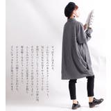 縦ラインでスタイルアップ、 リボンタイ付きシャツワンピース 大きいサイズ | GOLDJAPAN　大きいサイズ専門店 | 詳細画像8 