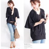 レディライクの必需品♪ フレアスリーブコットンカットソー 大きいサイズ | GOLDJAPAN　大きいサイズ専門店 | 詳細画像11 