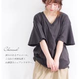 レディライクの必需品♪ フレアスリーブコットンカットソー 大きいサイズ | GOLDJAPAN　大きいサイズ専門店 | 詳細画像12 