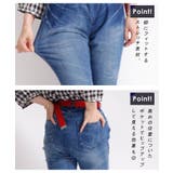 ウォッシュスキニーストレッチデニム 大きいサイズ レディース | GOLDJAPAN　大きいサイズ専門店 | 詳細画像12 