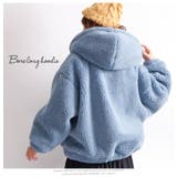 ジップアップボアパーカー 大きいサイズ レディース | GOLDJAPAN 大きいサイズ専門店 | 詳細画像10