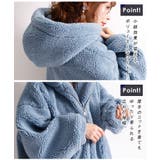 ジップアップボアパーカー 大きいサイズ レディース | GOLDJAPAN 大きいサイズ専門店 | 詳細画像12