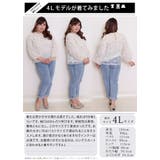 刺繍チュールボリューム袖ブラウス 大きいサイズ レディース | GOLDJAPAN　大きいサイズ専門店 | 詳細画像14 