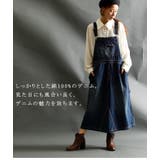 大人可愛いデニムサロペット 大きいサイズ レディース | GOLDJAPAN　大きいサイズ専門店 | 詳細画像7 