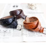 ポイントが可愛い♪星型抜きフェイクレザーベルト 大きいサイズ レディース | GOLDJAPAN 大きいサイズ専門店 | 詳細画像10