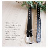 どんなコーデにも相性抜群♪ハトメデザインフェイクレザーベルト 大きいサイズ レデ… | GOLDJAPAN　大きいサイズ専門店 | 詳細画像4 