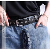 どんなコーデにも相性抜群♪ハトメデザインフェイクレザーベルト 大きいサイズ レデ… | GOLDJAPAN　大きいサイズ専門店 | 詳細画像8 