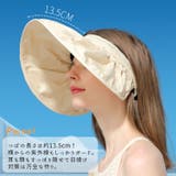 日焼け止め サンバイザー UVカット95% | GOLDJAPAN 大きいサイズ専門店 | 詳細画像4