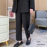 大きいサイズ レディース センタープレステーパードパンツ | GOLDJAPAN 大きいサイズ専門店 | 詳細画像12