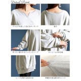 大きいサイズレディース チュニック コットンニットキーネックドルマンチュニック | GOLDJAPAN 大きいサイズ専門店 | 詳細画像15