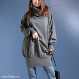 大きいサイズレディース チュニック コットンニットオフタートルチュニック | GOLDJAPAN 大きいサイズ専門店 | 詳細画像13