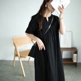 大きいサイズレディース ワンピース キーネックセンタータックドルマンワンピース | GOLDJAPAN　大きいサイズ専門店 | 詳細画像10 