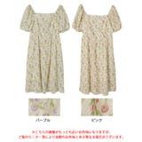大きいサイズレディース ワンピース バックシャーリング花柄ワンピース | GOLDJAPAN 大きいサイズ専門店 | 詳細画像16