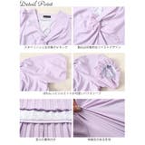 大きいサイズレディース ワンピース ツイストフロントプリーツ切替えパフスリーブワ… | GOLDJAPAN 大きいサイズ専門店 | 詳細画像14