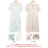 大きいサイズレディース ワンピース 蝶々柄ティアードワンピース | GOLDJAPAN　大きいサイズ専門店 | 詳細画像17 