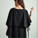 大きいサイズレディース ワンピース フェイクトップスレイヤードサイドリボンワンピ… | GOLDJAPAN 大きいサイズ専門店 | 詳細画像12