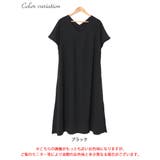 大きいサイズレディース ワンピース フレンチスリーブVネックワンピース | GOLDJAPAN　大きいサイズ専門店 | 詳細画像16 