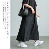 大きいサイズレディース ワンピース Vネック異素材ドッキングワンピース | GOLDJAPAN　大きいサイズ専門店 | 詳細画像3 