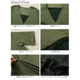 大きいサイズレディース ワンピース Vネック異素材ドッキングワンピース | GOLDJAPAN　大きいサイズ専門店 | 詳細画像14 