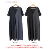 大きいサイズレディース ワンピース ラメツイード切り替えVネックワンピース | GOLDJAPAN　大きいサイズ専門店 | 詳細画像16 