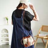 大きいサイズレディース ワンピース ラウンドネックTシャツ&デニムキャミワンピ2… | GOLDJAPAN 大きいサイズ専門店 | 詳細画像8