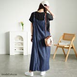 大きいサイズレディース ワンピース ラウンドネックTシャツ&デニムキャミワンピ2… | GOLDJAPAN 大きいサイズ専門店 | 詳細画像11