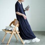 大きいサイズレディース ワンピース 前ボタンティアードマキシワンピース | GOLDJAPAN 大きいサイズ専門店 | 詳細画像10