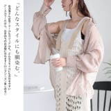 大きいサイズレディース ワンピース 透かし編みレーススリットサロペットワンピース | GOLDJAPAN 大きいサイズ専門店 | 詳細画像4