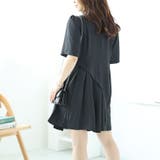 大きいサイズレディース ワンピース テーラードカラー半袖ワンピース | GOLDJAPAN　大きいサイズ専門店 | 詳細画像10 