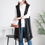 大きいサイズレディース トップス ベスト | GOLDJAPAN 大きいサイズ専門店 | 詳細画像9