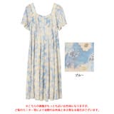 大きいサイズレディース ワンピース パールネック花柄ロングワンピース | GOLDJAPAN　大きいサイズ専門店 | 詳細画像16 