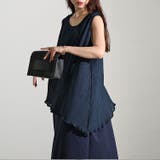 大きいサイズレディース ワンピース プリーツイレギュラーヘムレイヤードノースリー… | GOLDJAPAN 大きいサイズ専門店 | 詳細画像11