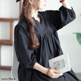 大きいサイズレディース ワンピース ピンタックコットンティアードワンピース | GOLDJAPAN　大きいサイズ専門店 | 詳細画像10 