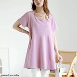 大きいサイズレディース チュニック ダイヤモンドネックペプラムチュニック | GOLDJAPAN　大きいサイズ専門店 | 詳細画像6 