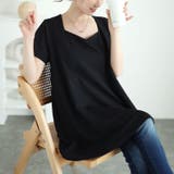 大きいサイズレディース チュニック ダイヤモンドネックペプラムチュニック | GOLDJAPAN　大きいサイズ専門店 | 詳細画像13 