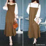 大きいサイズレディース ワンピース ブラウスドッキングマーメイドキャミワンピース | GOLDJAPAN　大きいサイズ専門店 | 詳細画像10 