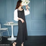 大きいサイズレディース ワンピース ブラウスドッキングマーメイドキャミワンピース | GOLDJAPAN　大きいサイズ専門店 | 詳細画像12 