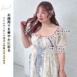 大きいサイズレディース ワンピース ウエストレースアップシフォンワンピース | GOLDJAPAN 大きいサイズ専門店 | 詳細画像3