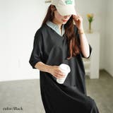 大きいサイズレディース ワンピース シャツドッキングワッフルワンピース | GOLDJAPAN 大きいサイズ専門店 | 詳細画像10