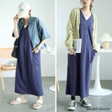 大きいサイズレディース ワンピース バックスリットフロントタックジャンパースカート | GOLDJAPAN 大きいサイズ専門店 | 詳細画像8