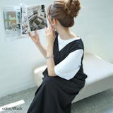 大きいサイズレディース ワンピース バックスリットフロントタックジャンパースカート | GOLDJAPAN 大きいサイズ専門店 | 詳細画像12