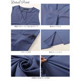 大きいサイズレディース ワンピース バックスリットフロントタックジャンパースカート | GOLDJAPAN 大きいサイズ専門店 | 詳細画像15