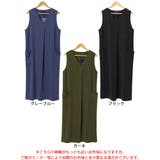 大きいサイズレディース ワンピース バックスリットフロントタックジャンパースカート | GOLDJAPAN 大きいサイズ専門店 | 詳細画像17