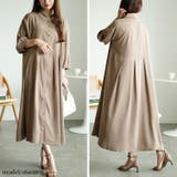 大きいサイズレディース ワンピース ウエストタックシャツワンピース | GOLDJAPAN　大きいサイズ専門店 | 詳細画像13 