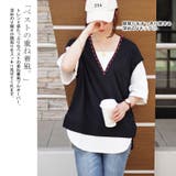 大きいサイズレディース トップス カットソー | GOLDJAPAN　大きいサイズ専門店 | 詳細画像3 