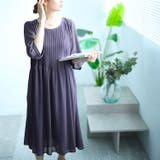 大きいサイズレディース ワンピース プリーツフレアワンピース | GOLDJAPAN 大きいサイズ専門店 | 詳細画像8