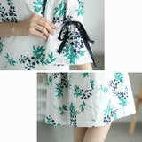 大きいサイズレディース ワンピース アートフラワー袖リボンワンピース | GOLDJAPAN　大きいサイズ専門店 | 詳細画像7 