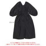 大きいサイズレディース ワンピース 前後2wayバルーン袖Vネックワンピース | GOLDJAPAN 大きいサイズ専門店 | 詳細画像16