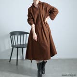 大きいサイズレディース ワンピース スキッパー襟コットンワンピース | GOLDJAPAN　大きいサイズ専門店 | 詳細画像5 